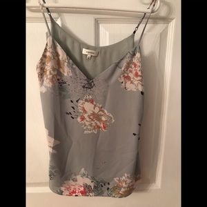 Aritzia Babaton Everly camisole tank with spaghetti straps, adjustable. Like new